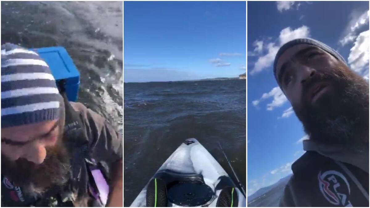 Jeremy Peter Worthy posted a heartbreaking final video as he struggled in difficult conditions off Long Beach on Sunday. Tributes have flowed for a "gentleman".