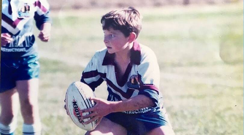 Jarrod Croker during his junior days at the Goulburn Stockmen. Picture Supplied