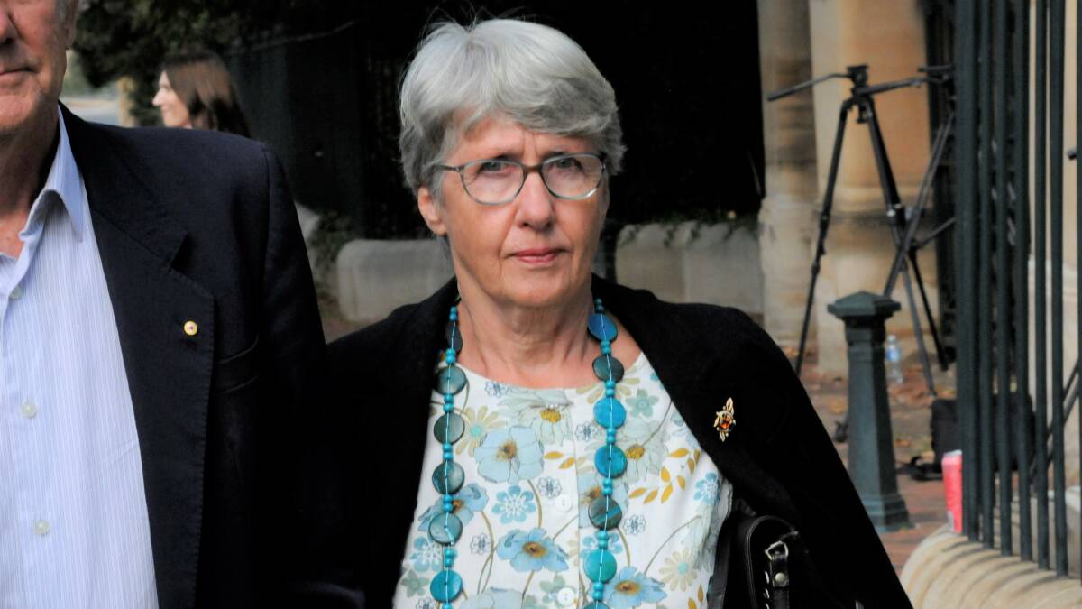 Barbara Eckersley, who is on trial over the alleged murder of her mother. Picture: Blake Foden