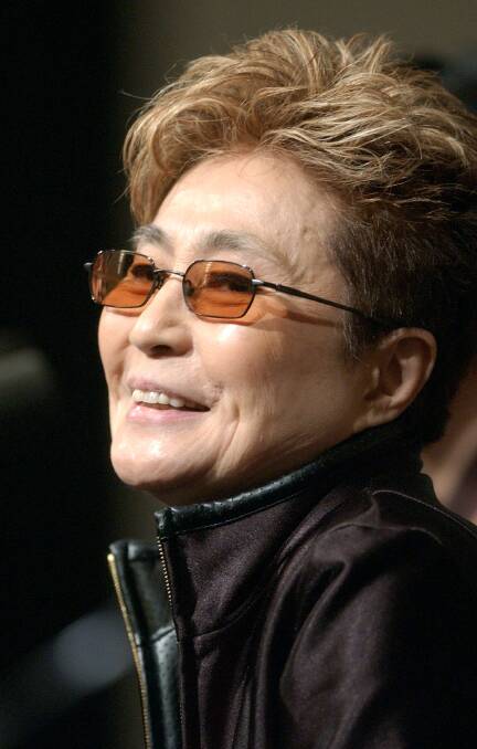 Yoko Ono. Picture: Ap/Justin Sullivan