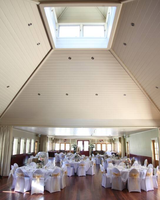 STUNNING DESIGN: The wedding venue can cater for up to 180 guests and decorated in a style which suits the happy couple.