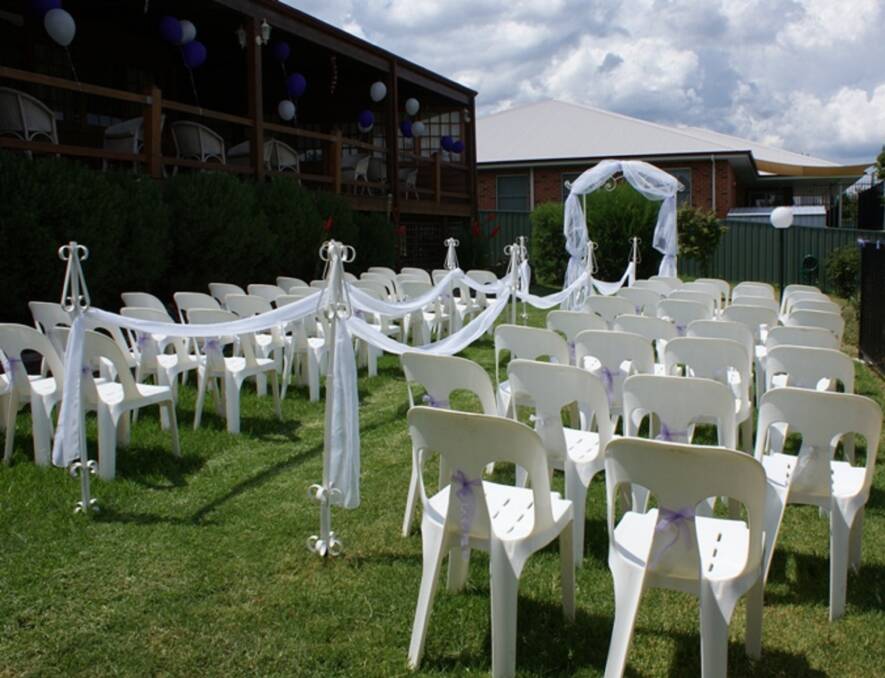 GARDEN WEDDING: You can have your ceremony and reception in the same location at the historic and picturesque Inn.