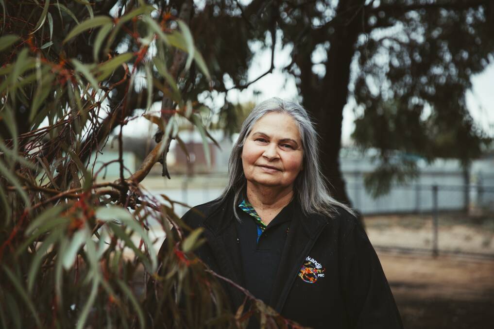 Barkandji ranger Cheryl Blore says, without water in the Darling, there's no future for her people. Picture: Dion Georgopoulos
