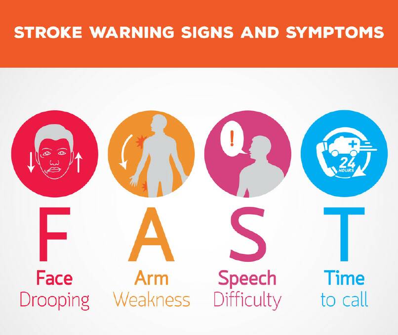 Readers urged to know the signs of stroke. Photo: file