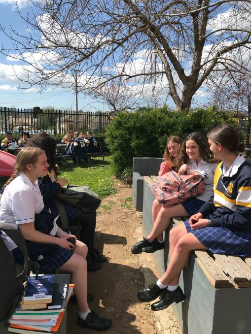 Bonding with school mates is valued more than ever by the Year 12 class of 2020 at Goulburn High School. Photo supplied
