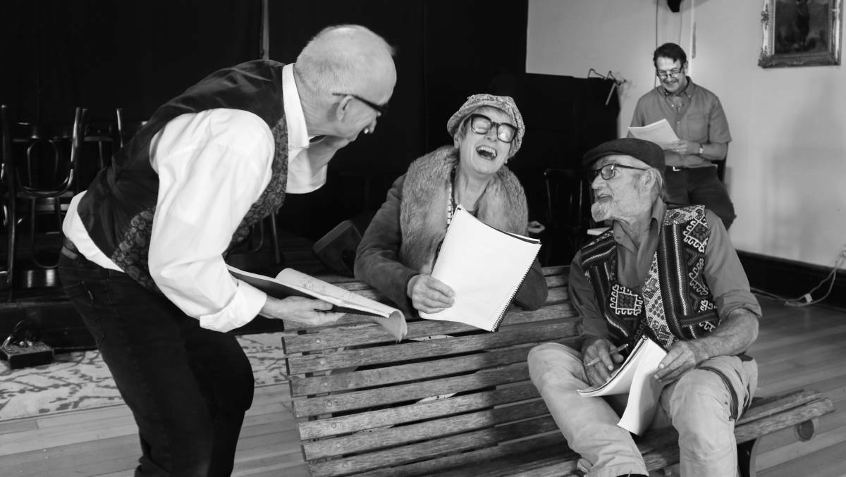 Dave Letch in one of his most recent directing roles with Pauline Mullen, Martin Sanders and David Cole in The Waltz. PHOTO CREDIT: Sarah Harris.