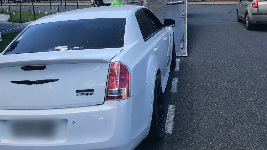 Police seized the vehicle on Thursday. Picture: ACT Policing