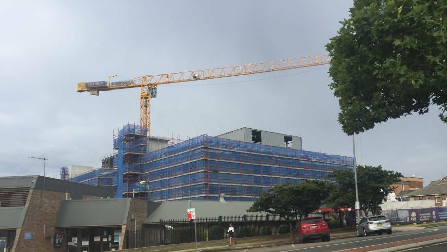 Hospital redevelopment reaches new milestone with crane dismantling