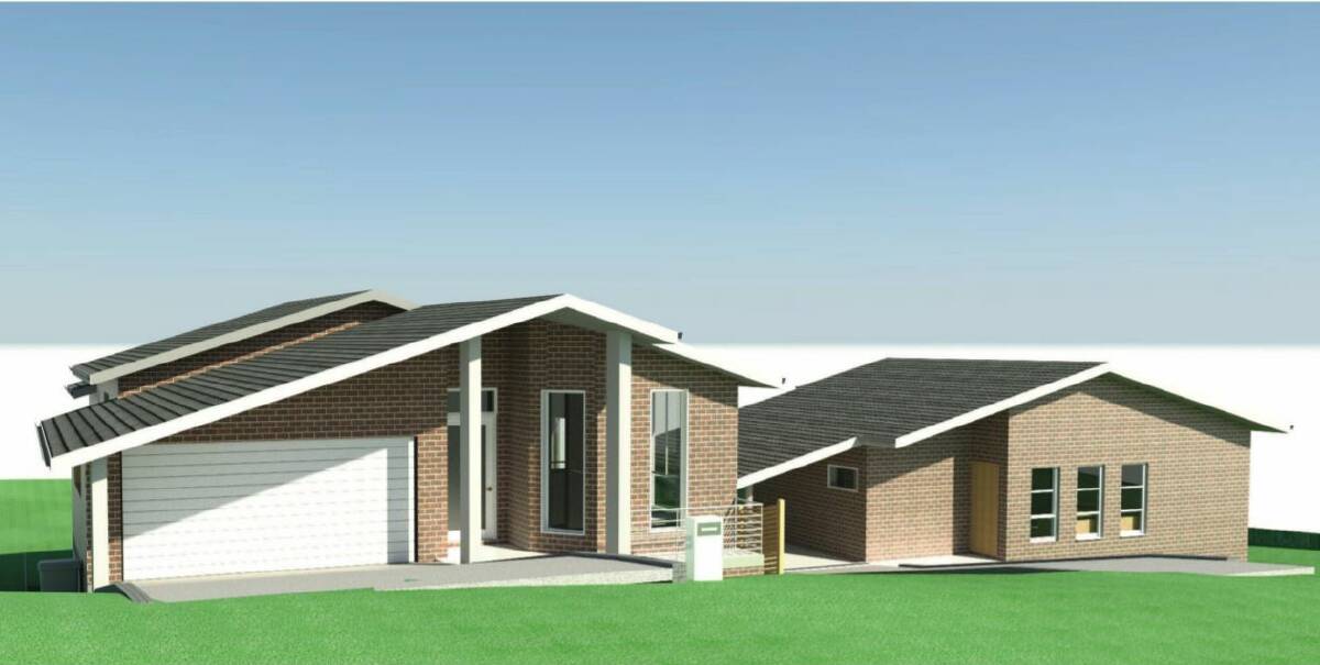 The proposed dwellings at Sanctuary Drive. Photo: GMC