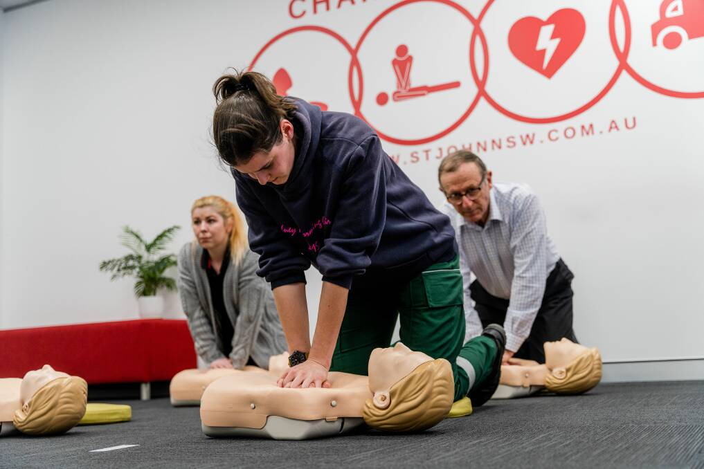 SIGN UP: St John Ambulance NSW is conducting first aid training in Goulburn. Photo: Supplied