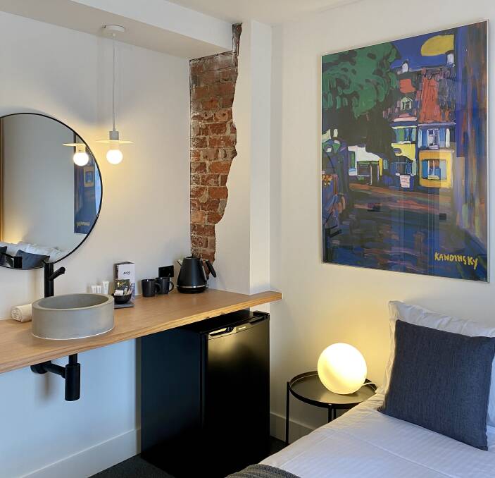 Revamped room at the Astor Hotel. Photo: Supplied