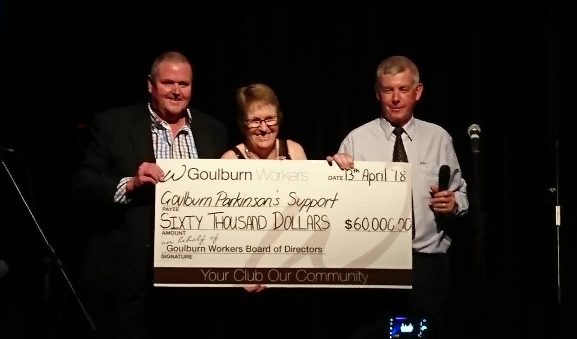 GENEROUS: In 2018, the Goulburn Workers Club promised $60,000  to support the cause.