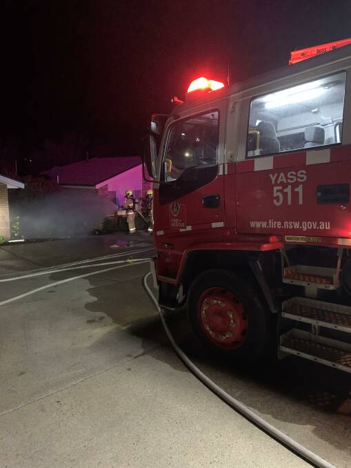 Fire and Rescue attended the scene in Yass. Photo: Supplied
