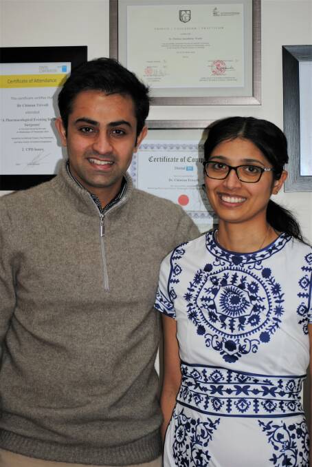 DEDICATED: Husband and wife team, Doctors Chintan Trivedi and Hema Joshi from Goulburn Family & Cosmetic Dental Practice.