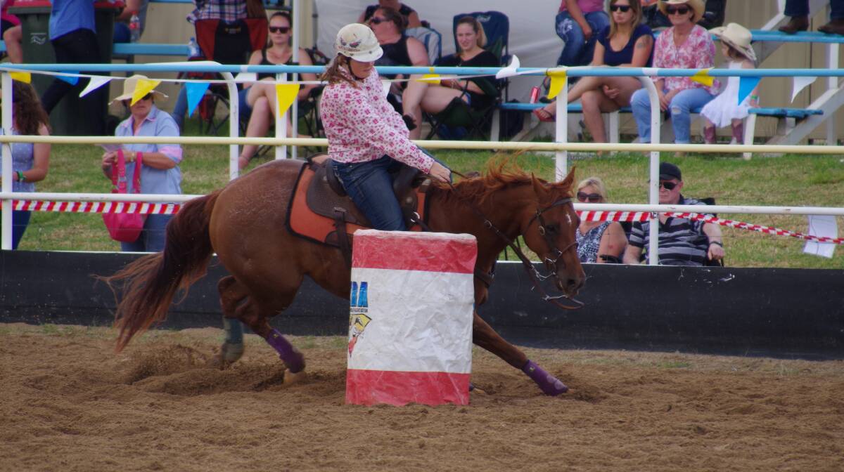 EXPERIENCE COUNTS: Barrel racers often compete in both ABHA  and rodeo association competitions. Photo: Darryl Fernance