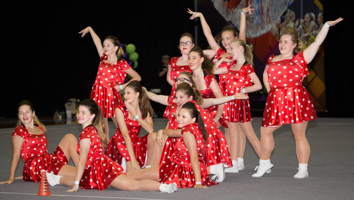 PRECISE FUN: Greenpoint Academy Intermediates performing their Thematic Dance Routine at the 2017 Australian DrillDance Championships. Photo: Karen Fisher