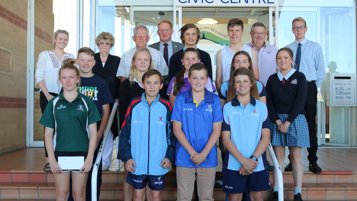 GRANT RECIPIENTS: Goulburn Mulwaree athletes who have been successful in applying for the latest round of Ray Harvey Sports Foundation Grants. Photo: supplied