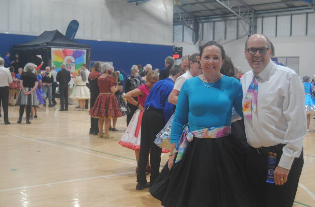 Leanne and Jason Nicholson brought the National Square Dancing Convention to Goulburn in April. Mrs Nicholson said the city had a lot to offer. Photo: Burney Wong.