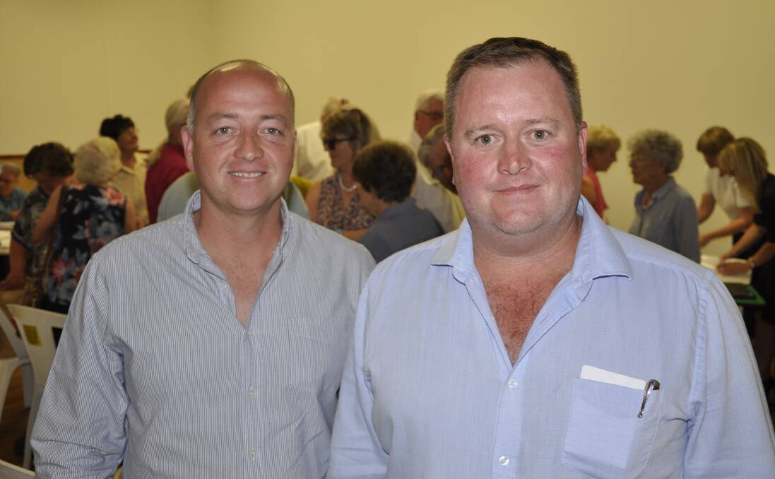 Gunlake Quarries managing director, Ed O'Neil and his brother and co-director, Simon O'Neil at January's Planning and Assessment Commission hearing.