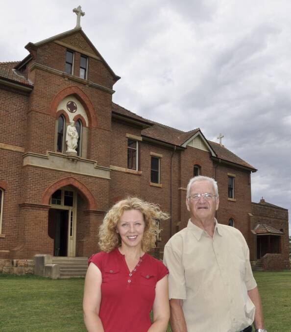 HERITAGE: Co-owner of the former St Joseph's Orphanage, Maggie Patterson is ever grateful to Dennis Durbidge for his volunteer hours rewiring the 1905 building.