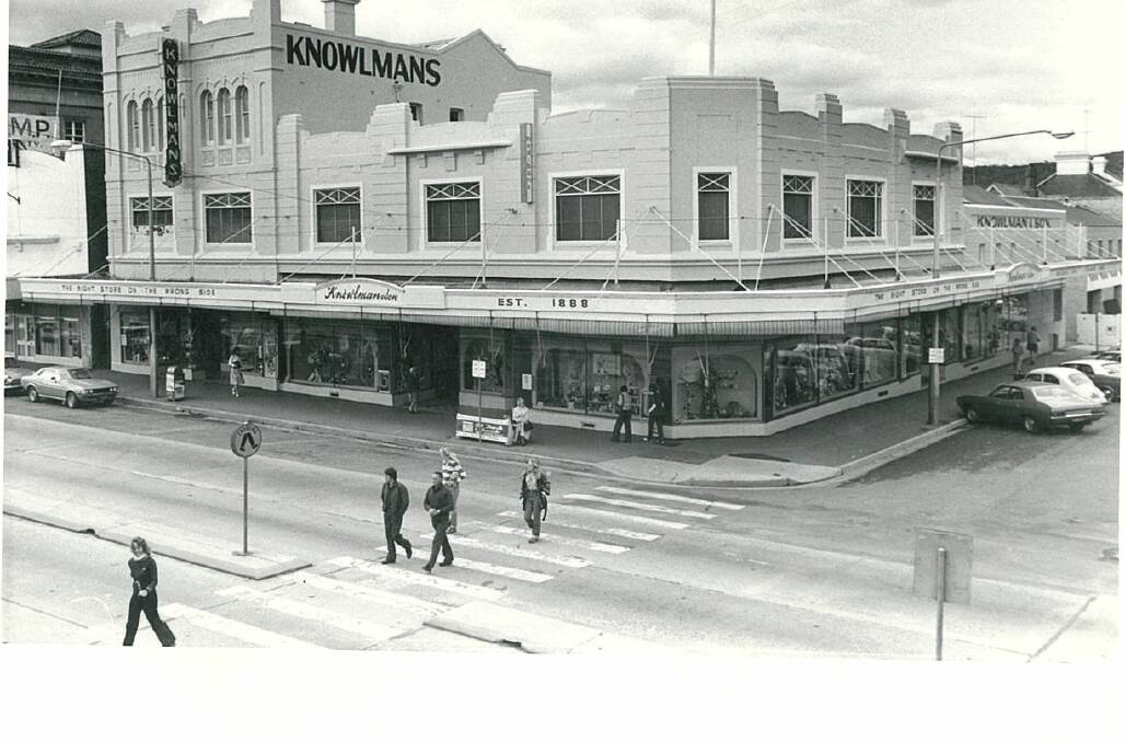 OLD FAVOURITE: Knowlman's store was popularly known as 'The Corner Store' and employed generations of Goulburn people. Photo: Goulburn Post archives.