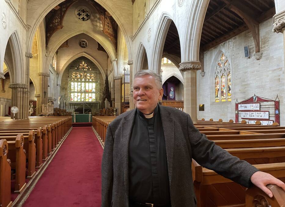 Dean Phillip Saunders describes the Edmund Blacket designed Saint Saviour's Cathedral and Goulburn as Australia's best kept secrets. Picture by Louise Thrower.