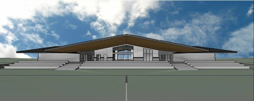 A design for a new pavilion at Carr Confoy fields has been completed. However it is dependent on grant funding. Image supplied.