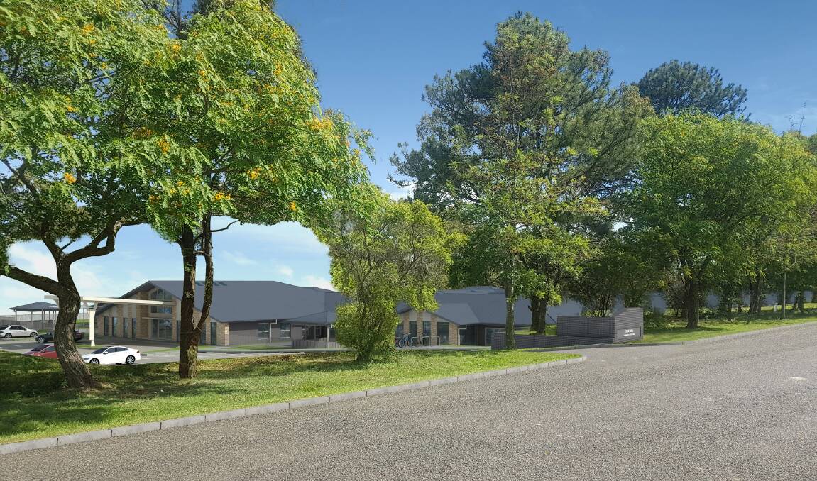 An artist's impression of Signature Care's proposed aged care facility in Lillkar Road at Run-O-Waters. 