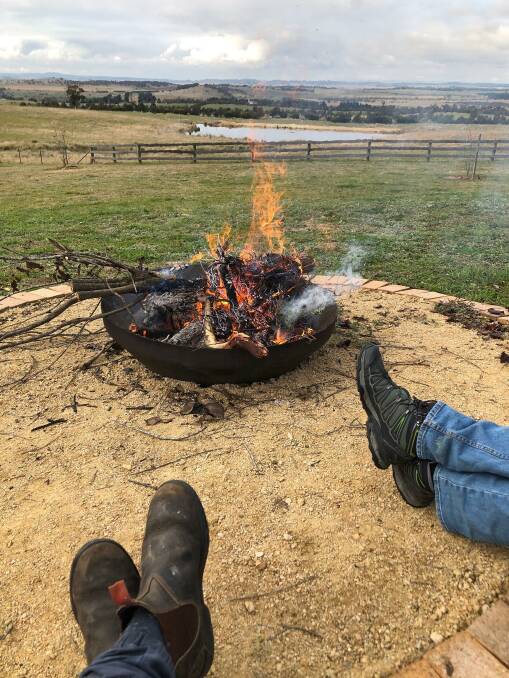 CONTENTMENT: Retired GP Dr Robert Favaloro has contemplated what it takes to lead a happy life while enjoying his Goulburn district farm. Photo supplied.