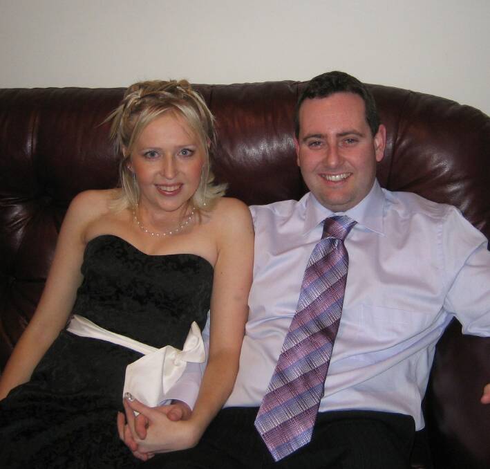 INSPIRATIONAL: Sheridan Wood lost her life to Cystic Fibrosis on May 4, aged forty. Her husband Laurence, pictured with her in 2007, described her as his soul mate. Photo supplied.