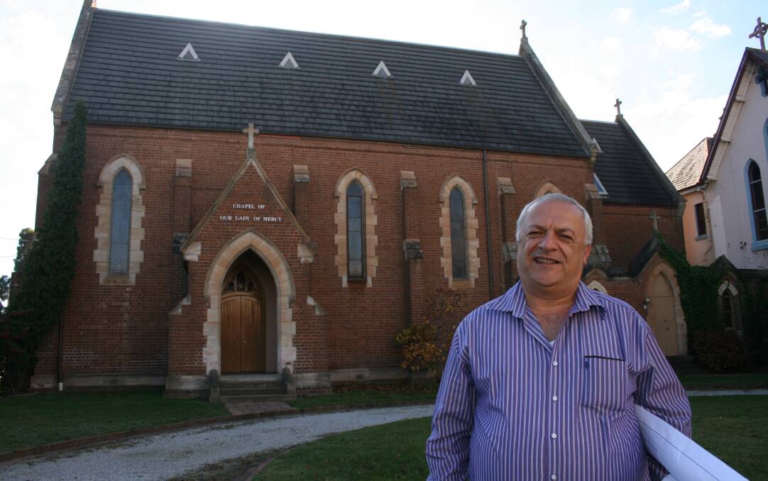 Nicolas Daoud, pictured in 2014, previously restored the former Our Lady of Mercy Chapel and convent and built the adjoining Quest apartments. Picture by Louise Thrower.