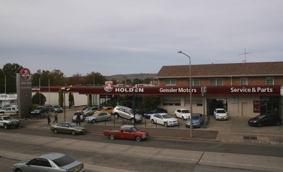 The Holden brand has been a part of Geissler Motors since 1957 when it was established in Auburn Street. This photo was taken just before its move to Finlay Road in 2009. Picture: Goulburn Post.