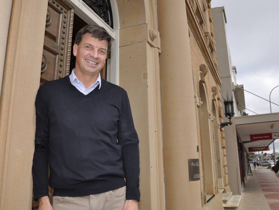 Hume MP Angus Taylor has pledged to reflect the majority Australian view about marriage equality in a parliamentary vote on the issue. Photo: Louise Thrower.