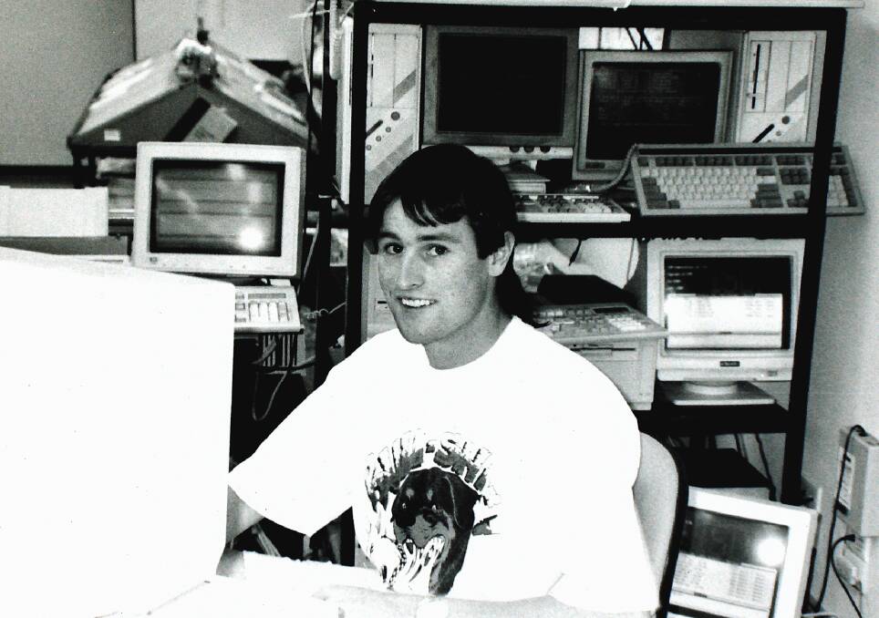 Production staff like the ever-reliable Chris Ottaway were always wonderful sources of news. Photo supplied.