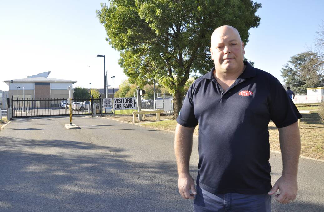 MEDIATOR: The Public Service Association's Prison Officers Vocational Branch chair Jason Charlton will be part of talks with Corrective Services following the weekend's strike at Goulburn Jail. He was pictured here in 2018. Photo: Louise Thrower.