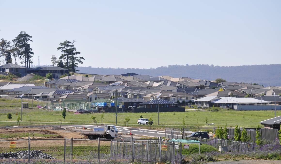 CONSTRUCTION BOOM: The value of residential development in Goulburn Mulwaree is on track to exceed its 2018/19 record of $74.8 million, the council says. Photo: Louise Thrower.