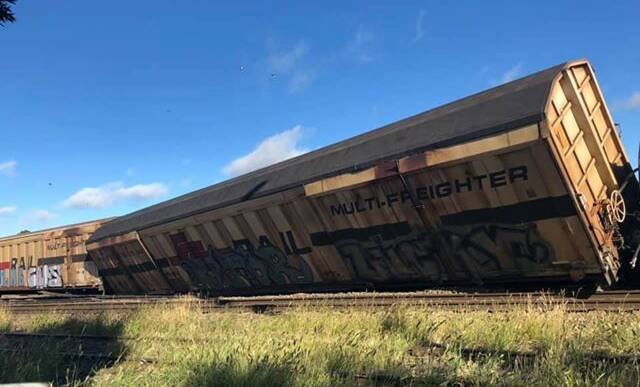 The ATSB found that a freight train derailed in the refuge yard in March, 2019 due to a broken rail and other factors. It has recommended safety improvements. Photo: Louise Thrower.