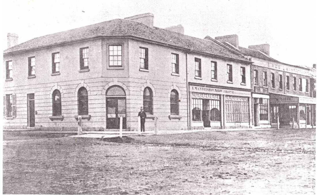 Bank of New South Wales Goulburn circa 1880. Photo: Goulburn Gateway to
the South 1859 -1959.
