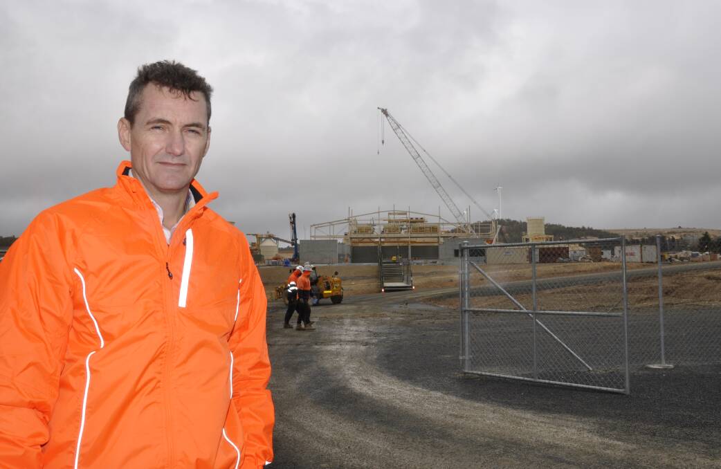 Heron Resources managing managing director and chief executive Wayne Taylor. Photo: Louise Thrower.  
