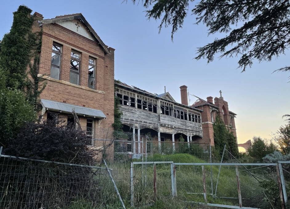 STILL STANDING: The former Saint John's orphanage is yet to be demolished. A deadline has been extended twice. Photo: Louise Thrower.