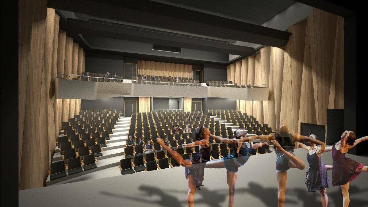 Architects Brewster Hjorth have designed a 400-seat Performing Arts Centre. The revised cost estimate is $18.5m. Image supplied.