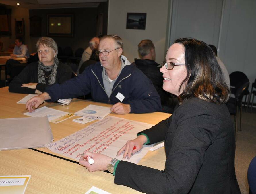 Business manager of planning and strategic outcomes, Emma-Jayne Leckie (right) pictured at a housing strategy workshop at the council last Thursday. She left her position on Tuesday.