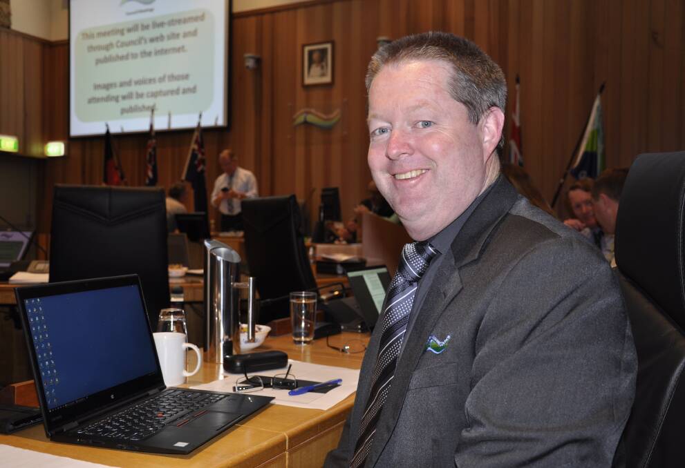 STEPPING UP: Corporate Services director Brendan Hollands has been appointed acting council general manager until a permanent replacement has been found. Photo: Louise Thrower.