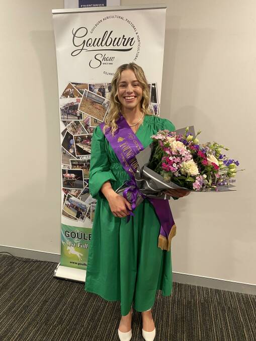 Holly Kay says she's excited to be the Goulburn Show's 2024 Young Woman of the Year. Picture by Jacki Waugh.