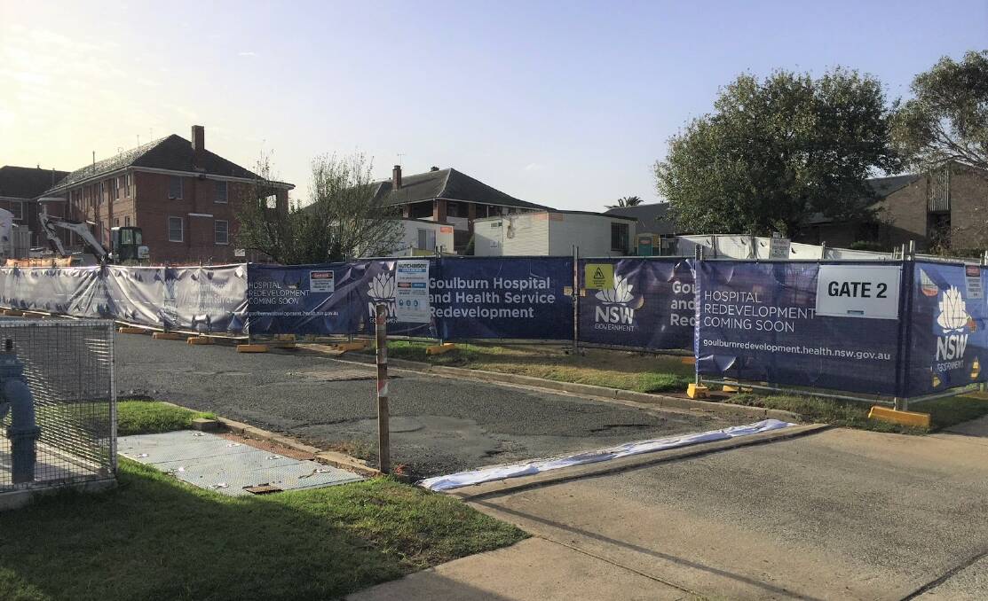 Work to extend the Community Health building on the corner of Goldsmith and Faithfull Streets is underway at Goulburn Base Hospital.