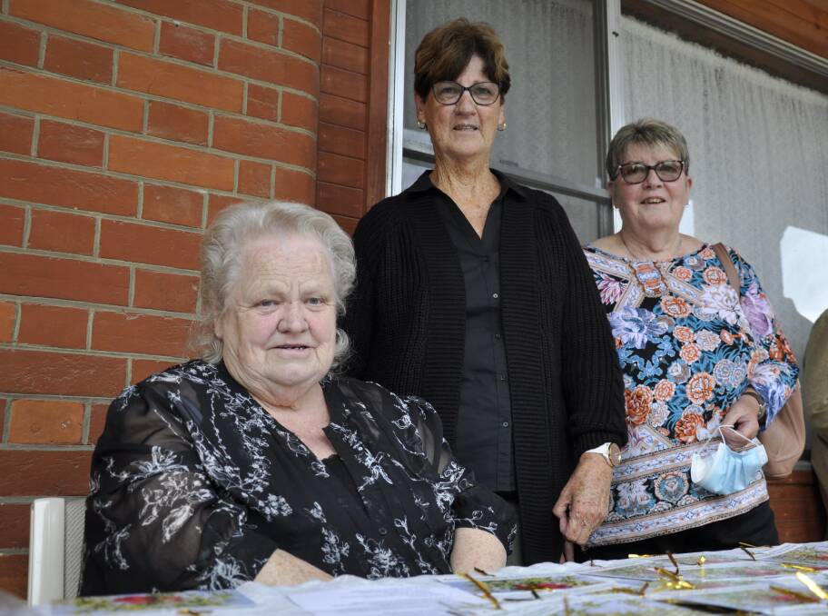 Former Saint John of God Hospital and Bourke Street Health Service nurses Annette Ohlback, Elaine Woodward and Kerry Breeze have over 130 years of service between them. They attended Monday's farewell event. Photo: Louise Thrower.