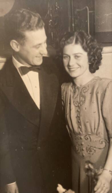 TEAM: Doug MacCulloch with Isabella ('Bet') Greig in 1948. The couple married o June 3, 1950 in Burwood and moved to Goulburn in the early 1950s. Photo supplied.