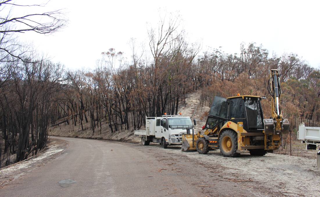 AFTERMATH: Work has already taken place on the Wombeyan Caves Road as part of the bushfire recovery. The $5 million allocation is over and above this project. Photo: Supplied.
