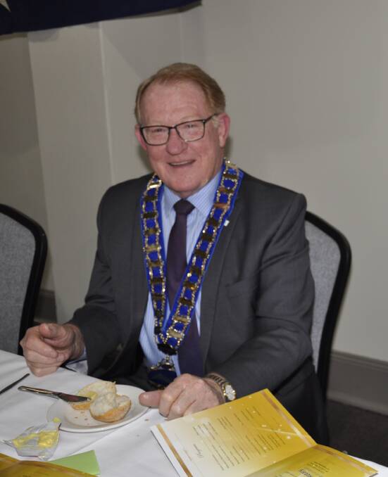 HONOUR: Goulburn Mulwaree Mayor Bob Kirk was a special guest at the function. 