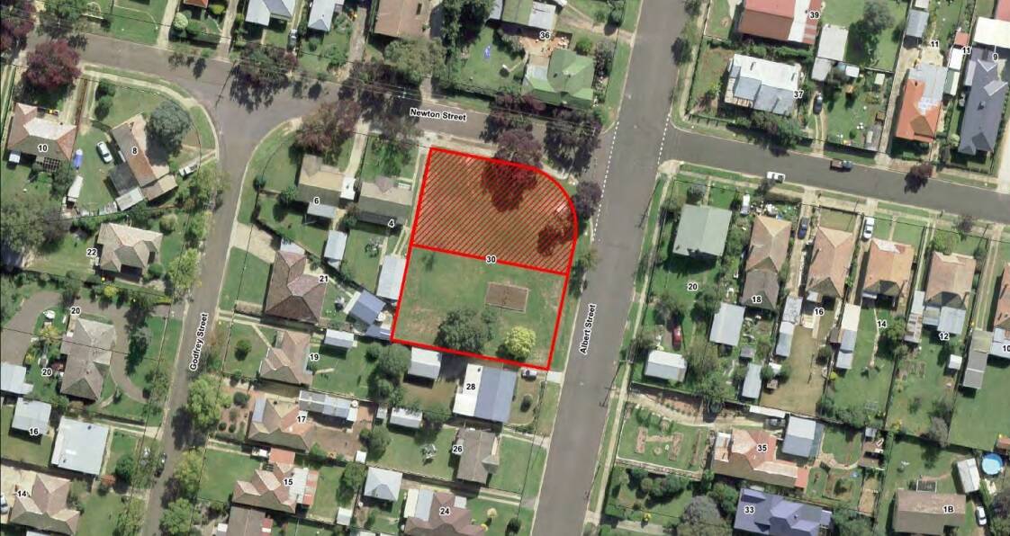 The council will call for expressions of interest from parties to conduct a public hearing into the rezoning of a section of Albert Street park, enabling it to be sold. Image supplied.  